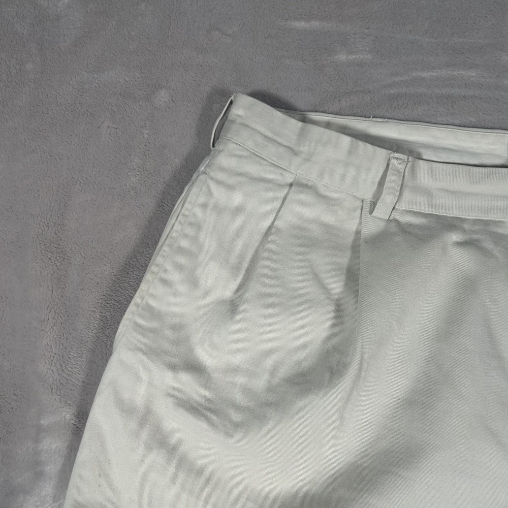 VTG 90s Polo Ralph Lauren Hammond Pant Men 42x30 Khaki Classic Chino Pleated - Picture 4 of 16